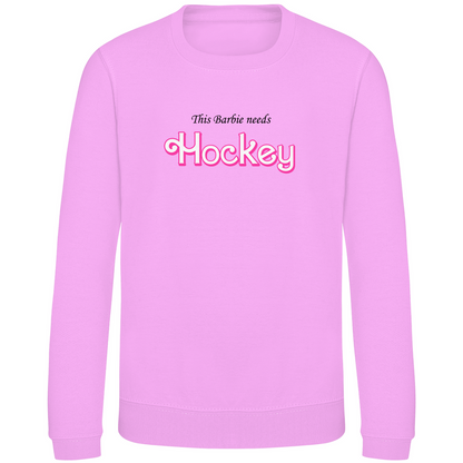 Kids Sweatshirt BARBIE NEEDS HOCKEY