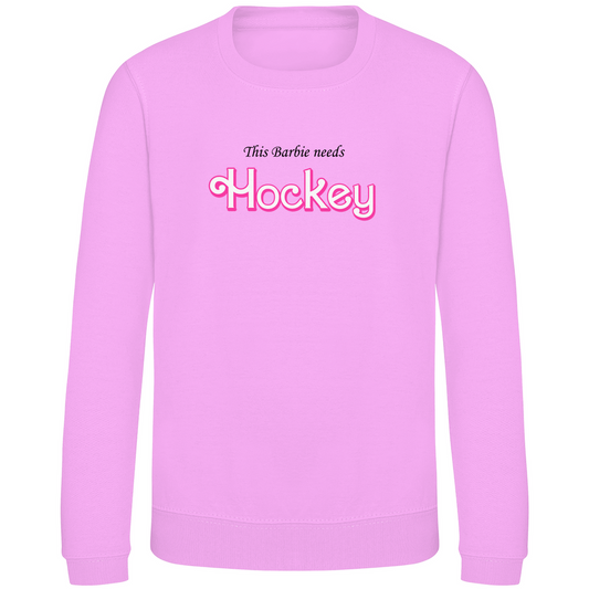 Kids Sweatshirt BARBIE NEEDS HOCKEY