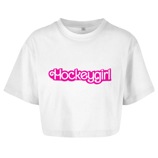 Ladies Crop Top HOCKEYGIRL SCHRIFT