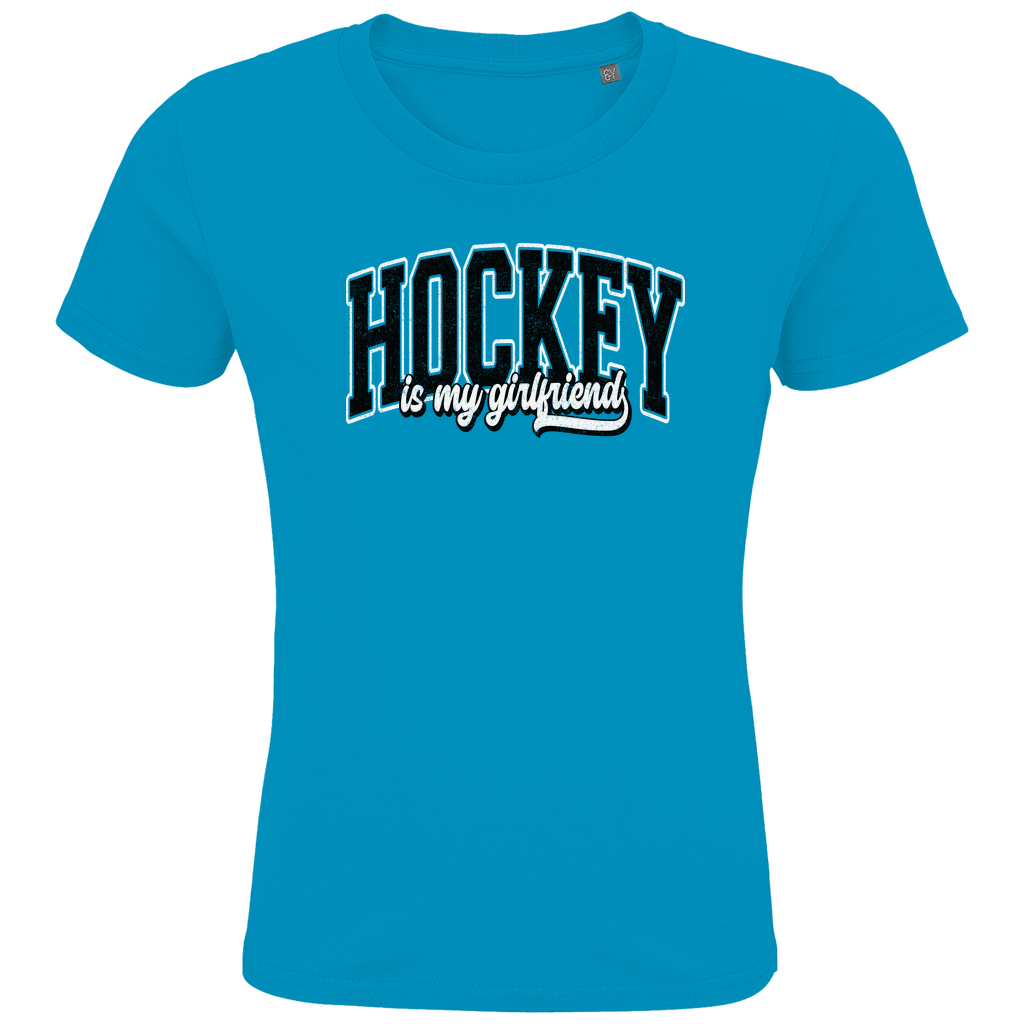 Kids T-Shirt HOCKEY IS MY GIRLFRIEND