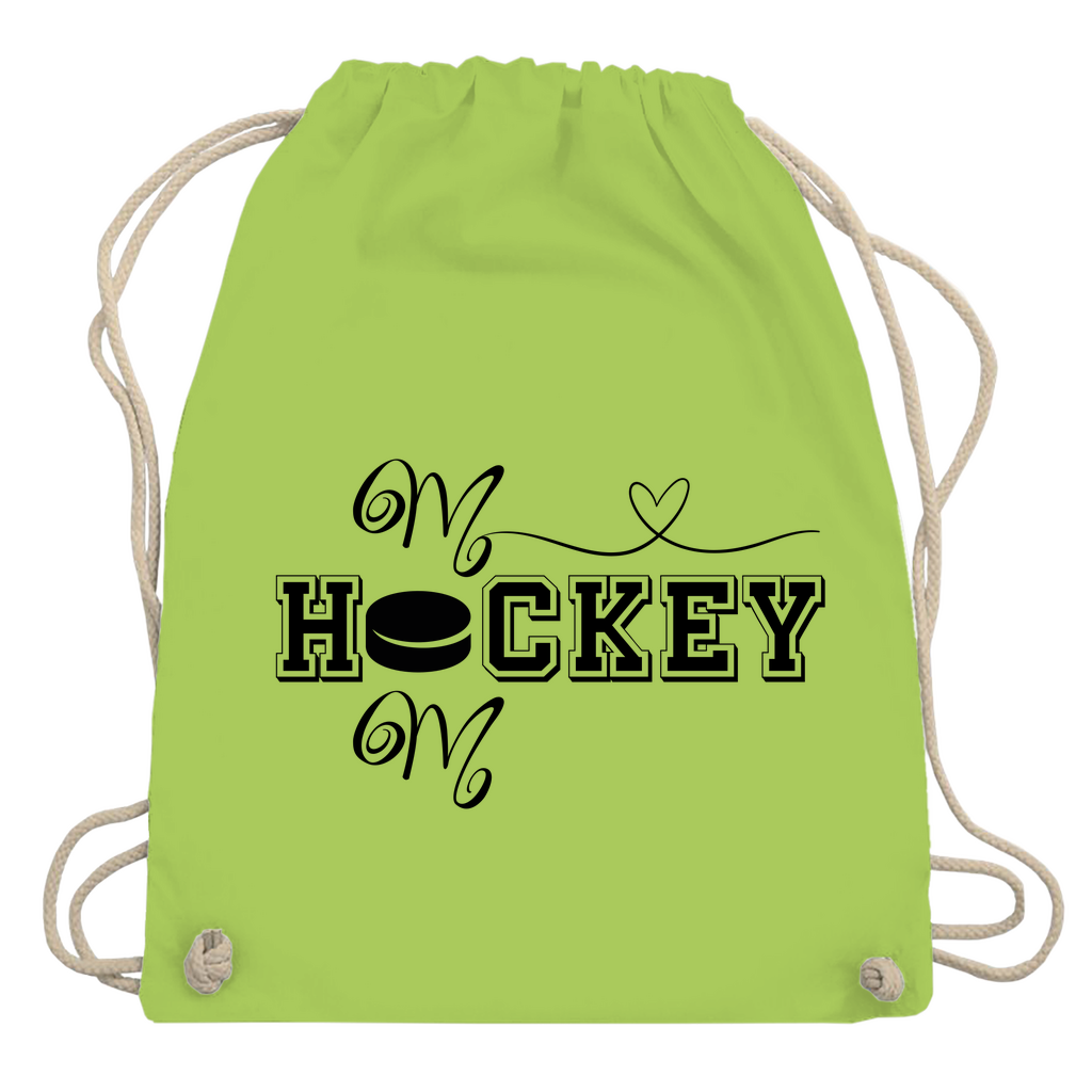 Turnbeutel HOCKEY MOM HEART