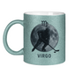 Glitzertasse STERNZEICHEN VIRGO / JUNGFRAU