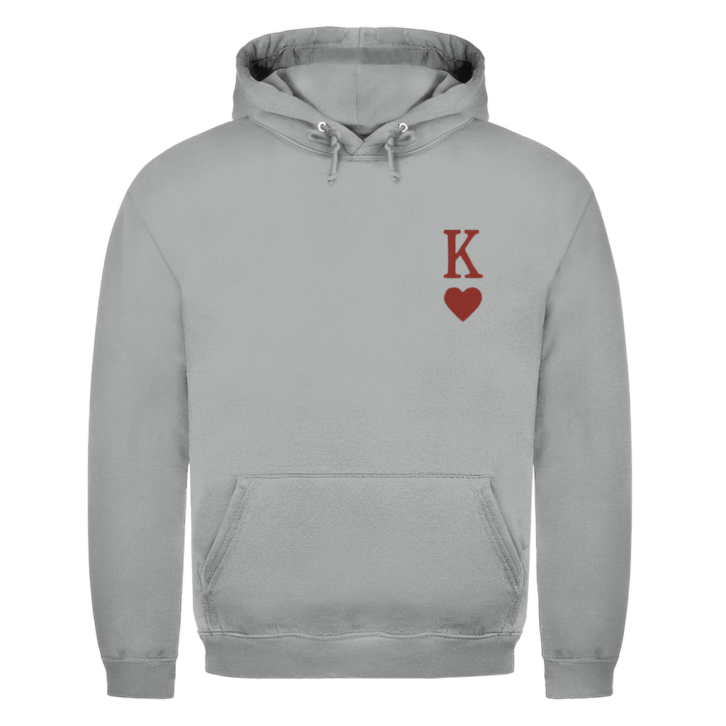 Unisex Hoodie HOCKEY HERZKÖNIG (front&back)