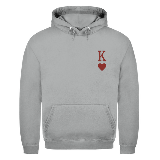 Unisex Hoodie HOCKEY HERZKÖNIG (front&back)