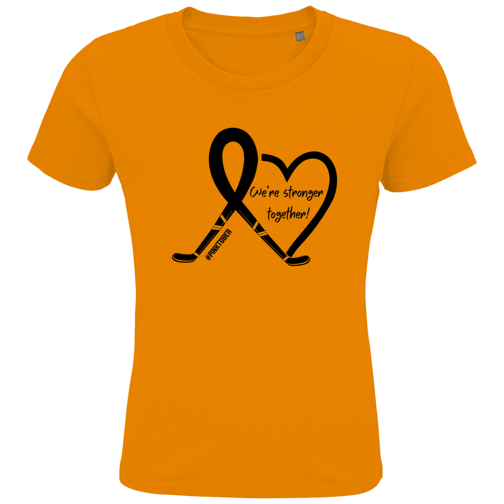 Kids T-Shirt PINKTOBER STRONGER TOGETHER