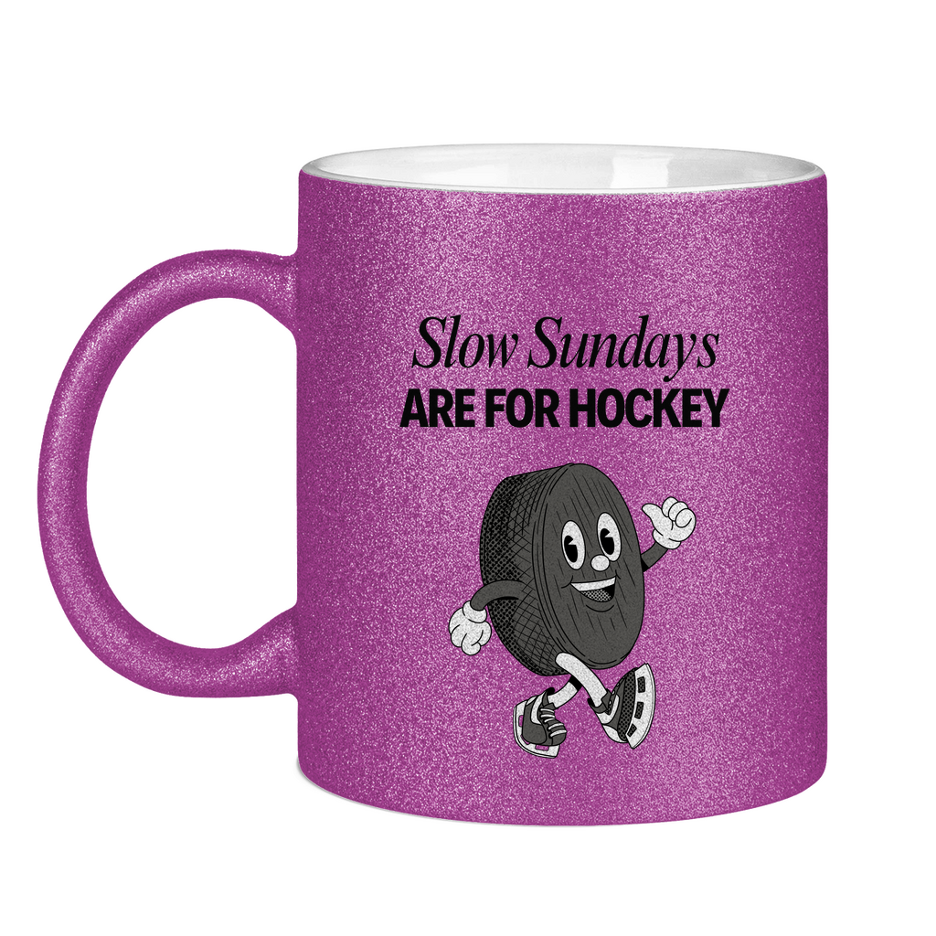 Glitzertasse SLOW SUNDAYS