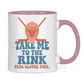 Tasse zweifarbig TAKE ME TO THE RINK GOALIE