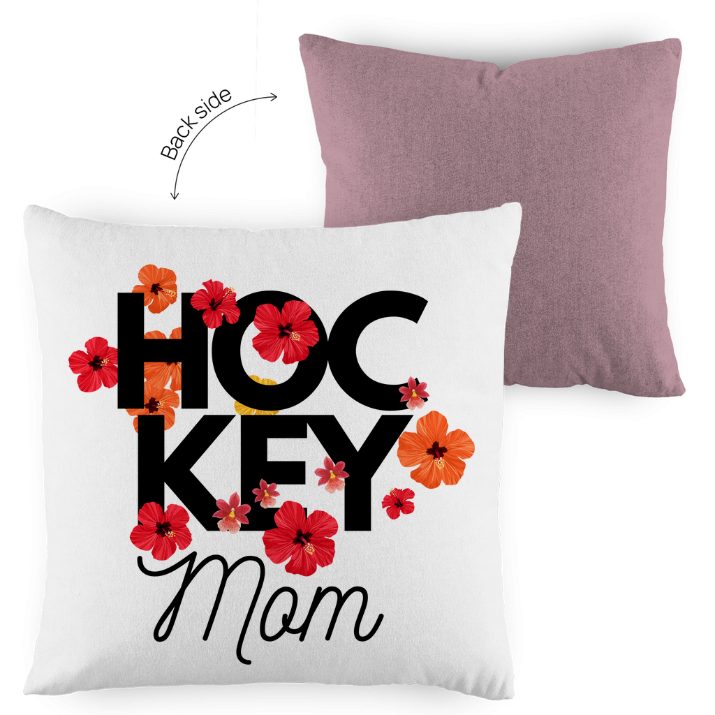 Kopfkissen zweifarbig HOCKEYMOM FLOWERS