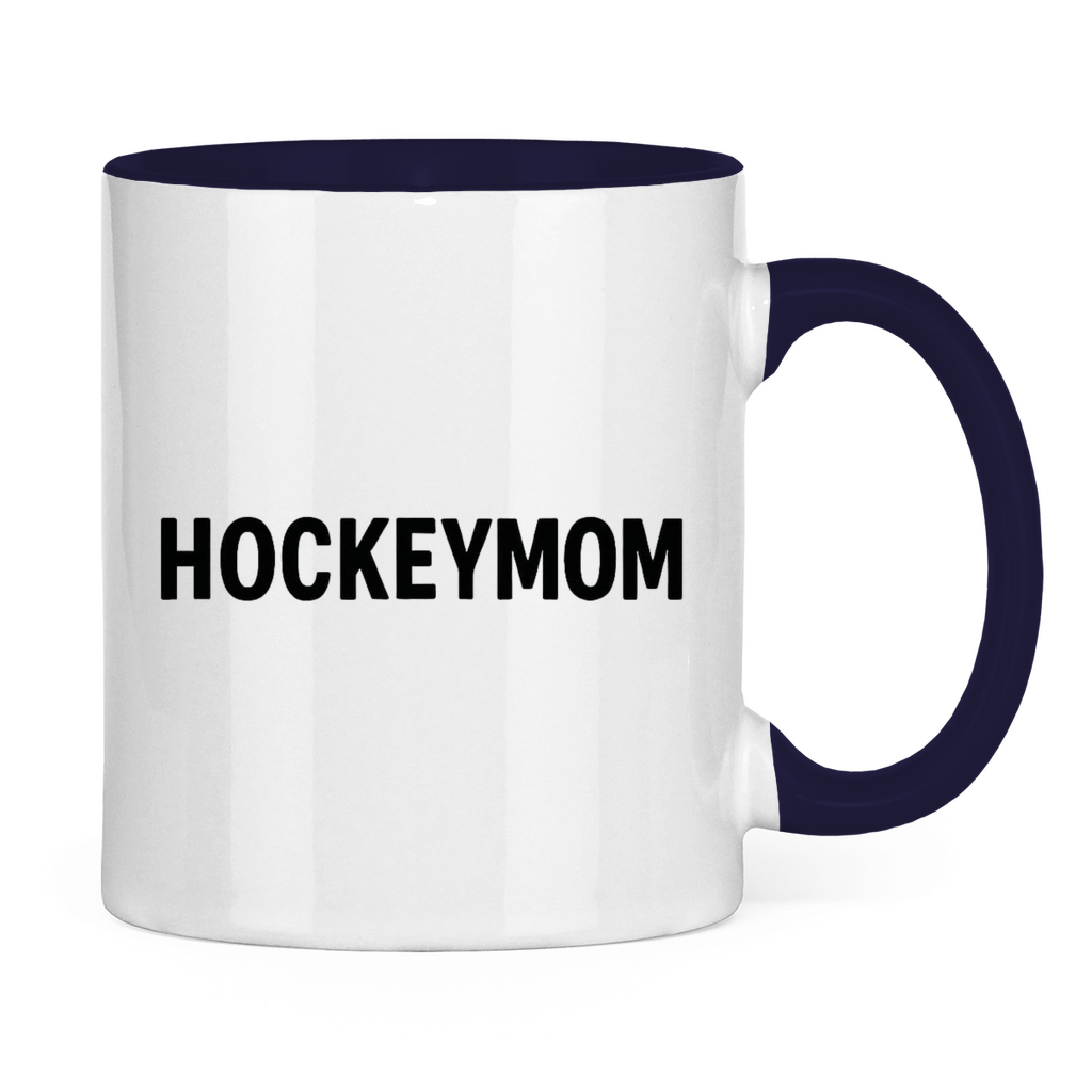 Tasse zweifarbig HOCKEYMOM BRAIN