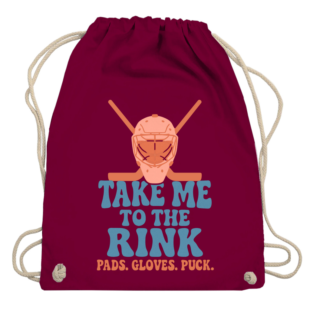 Turnbeutel TAKE ME TO THE RINK GOALIE