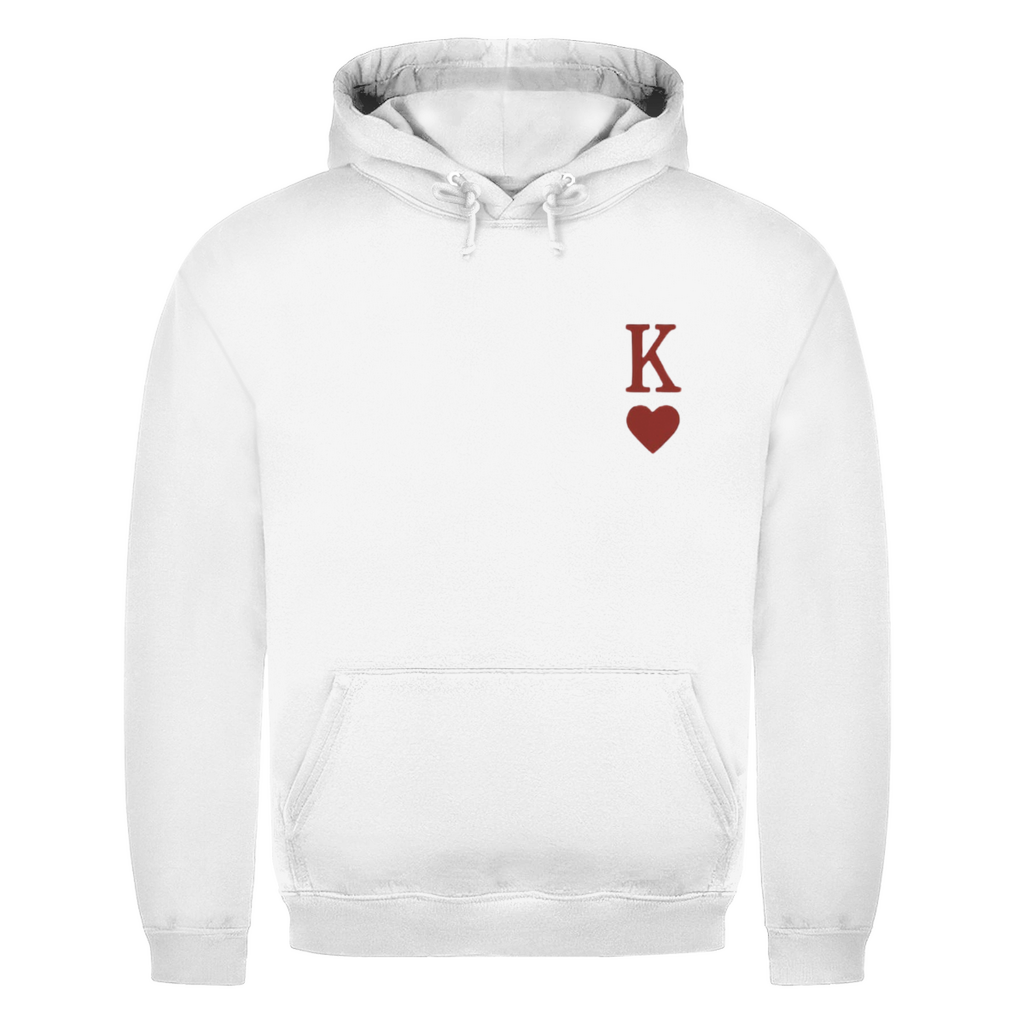 Unisex Hoodie HOCKEY HERZKÖNIG (front&back)