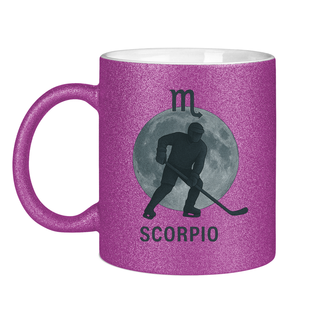 Glitzertasse STERNZEICHEN SCORPIO / SKORPION