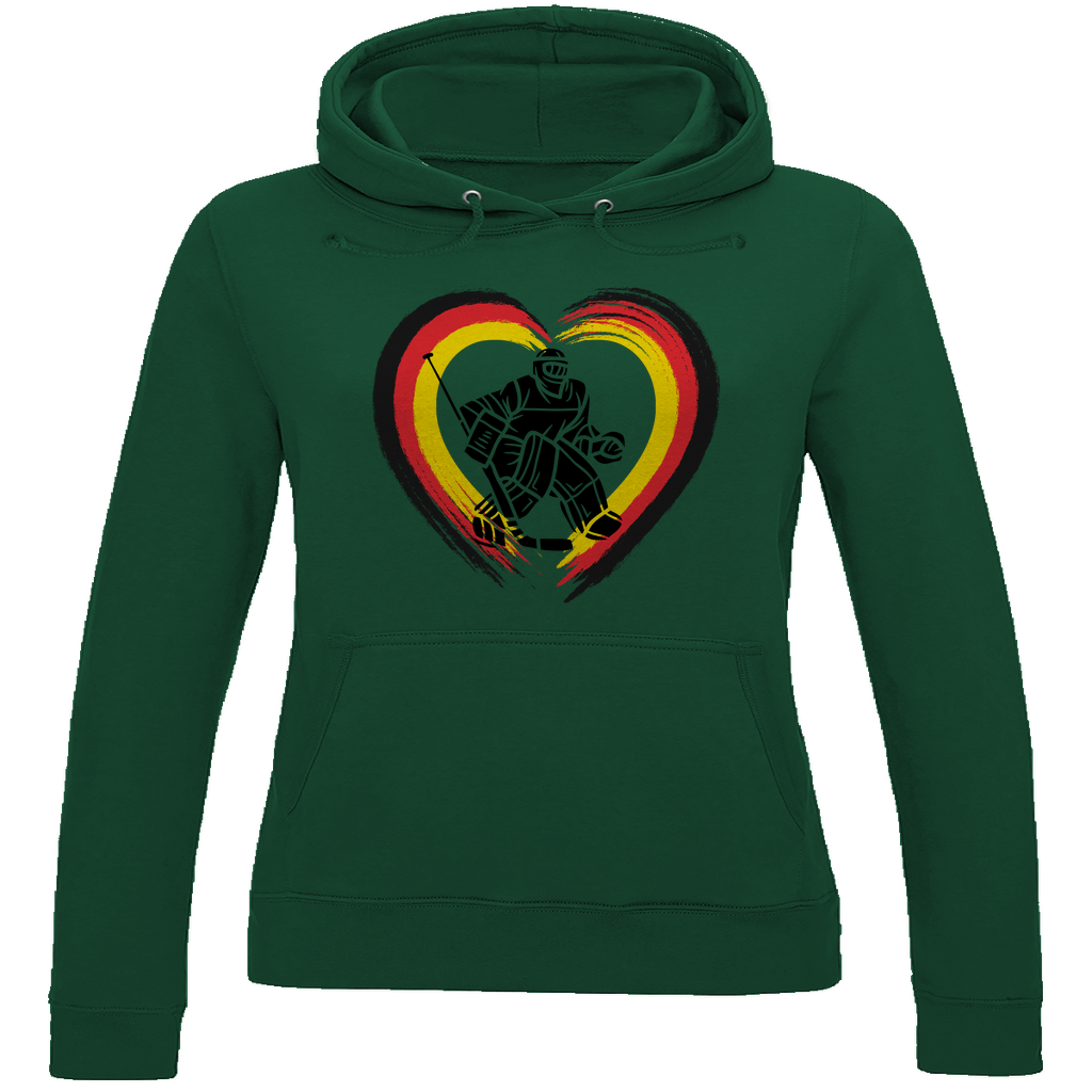 Ladies Hoodie HEART GERMANY GOALIE