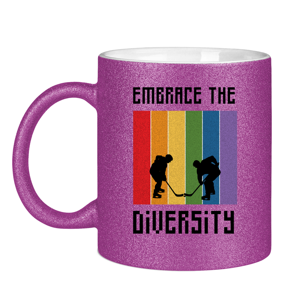 Glitzertasse EMBRACE THE DIVERSITY