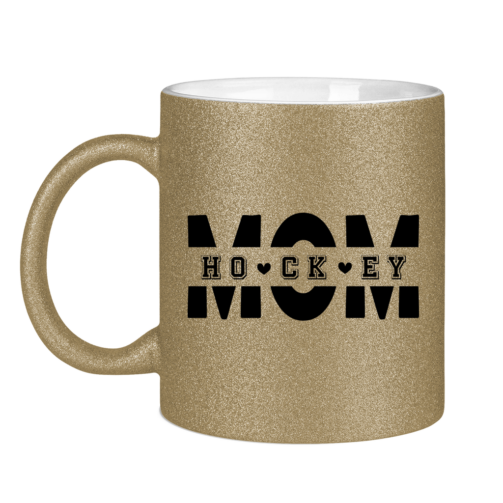 Glitzertasse HOCKEYMOM