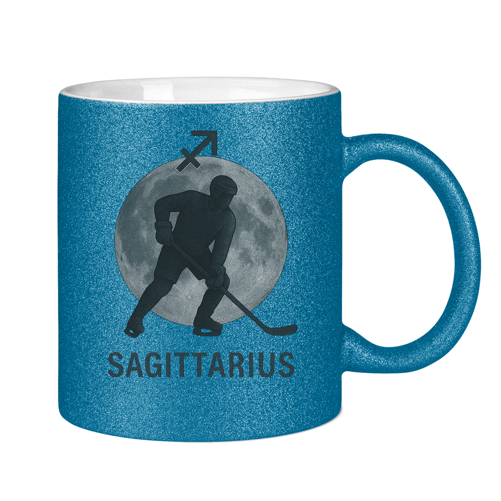 Glitzertasse STERNZEICHEN SAGITTARIUS / SCHÜTZE