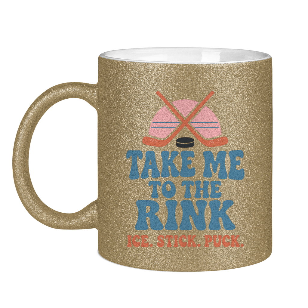 Glitzertasse TAKE ME TO THE RINK