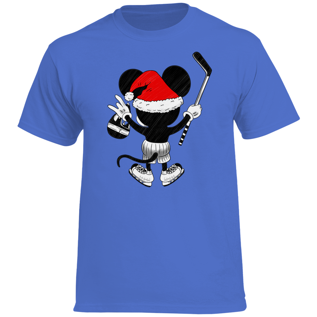 T-Shirt HOCKEY-SANTA-MOUSE