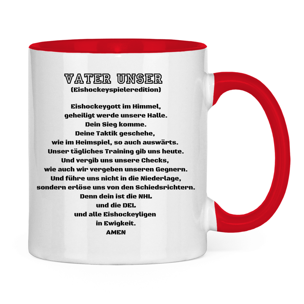 Tasse zweifarbig VATER UNSER SPIELER