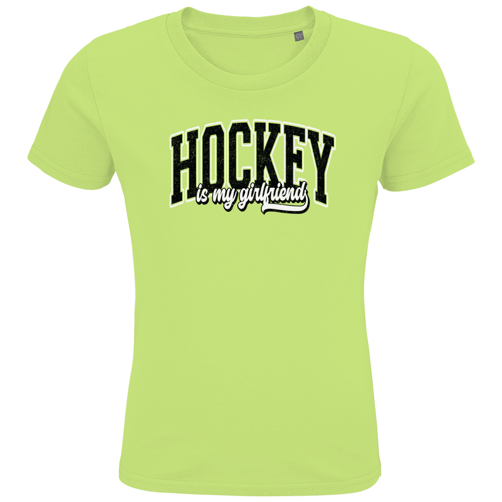 Kids T-Shirt HOCKEY IS MY GIRLFRIEND