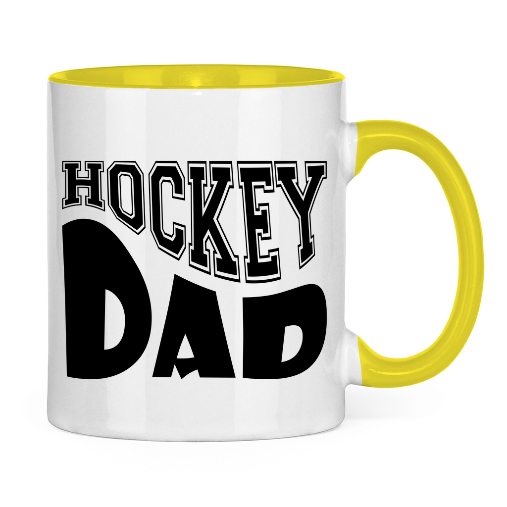 Tasse zweifarbig HOCKEYDAD WAVE