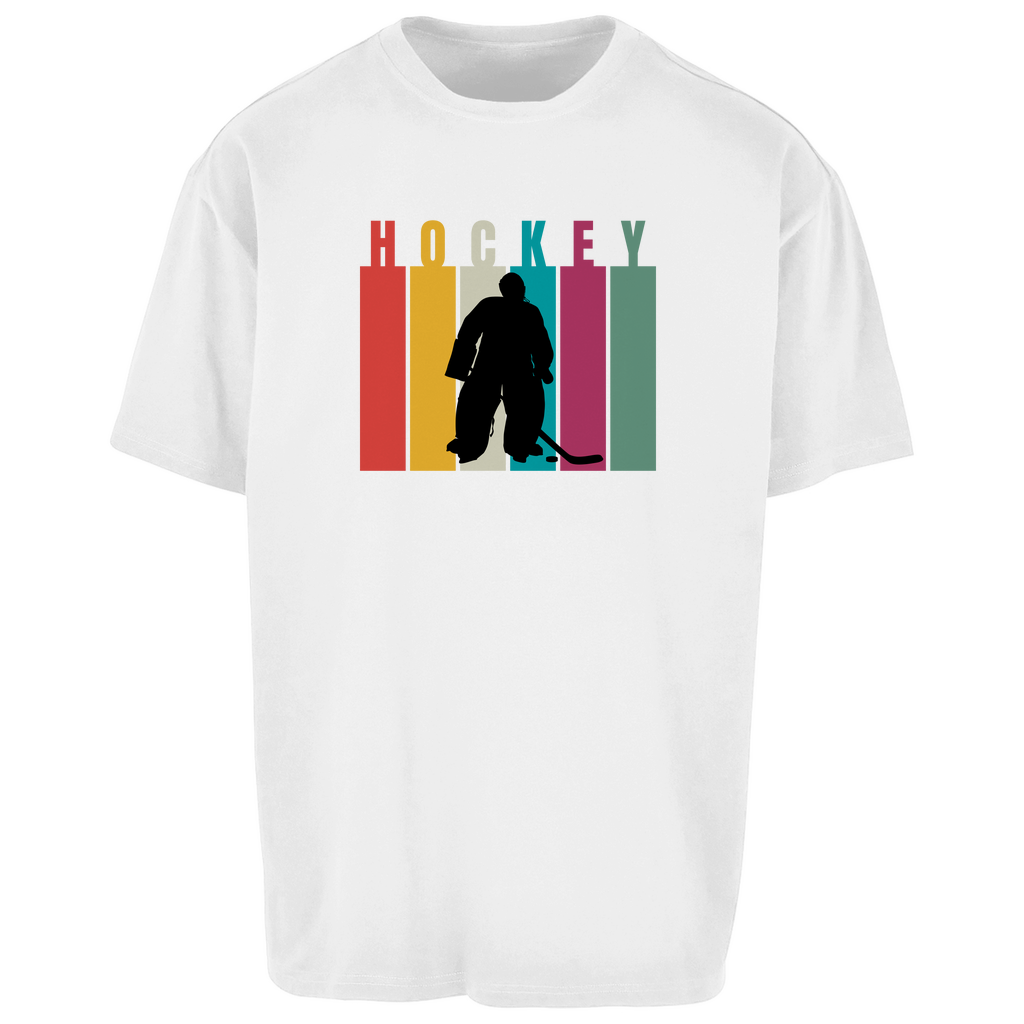 Oversize T-Shirt COLOURFUL HOCKEY GOALIE