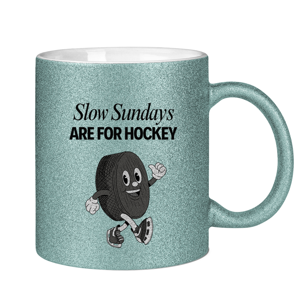 Glitzertasse SLOW SUNDAYS