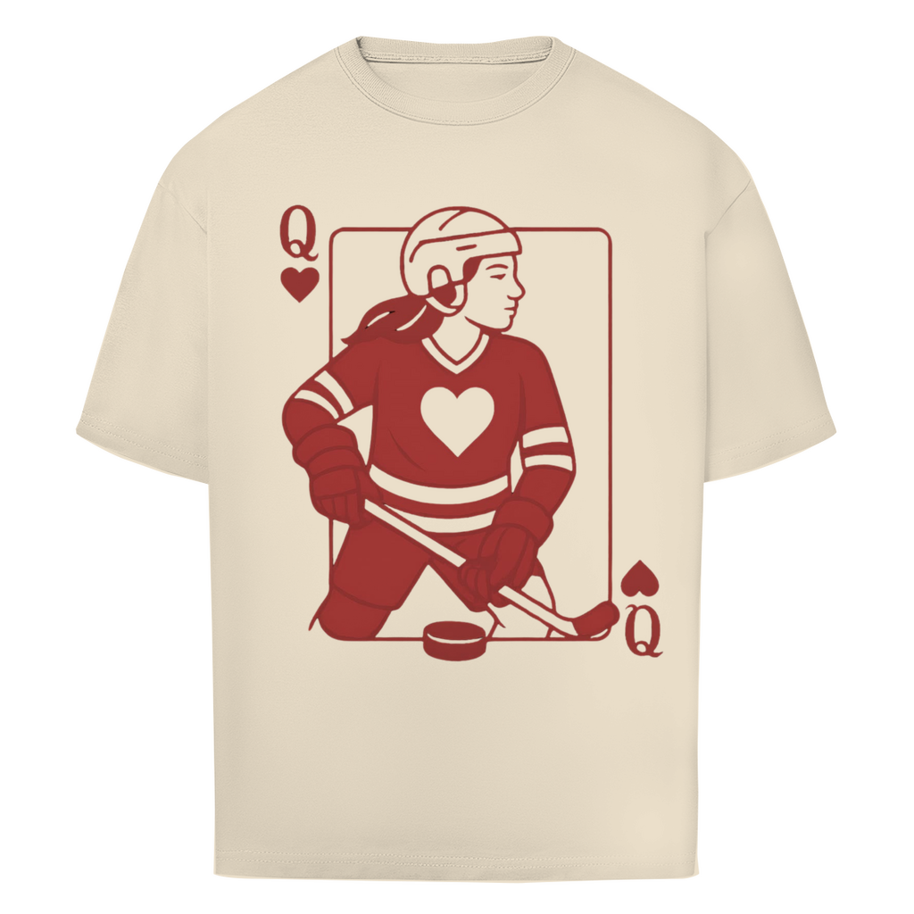 Oversize T-Shirt HOCKEY HERZKÖNIGIN