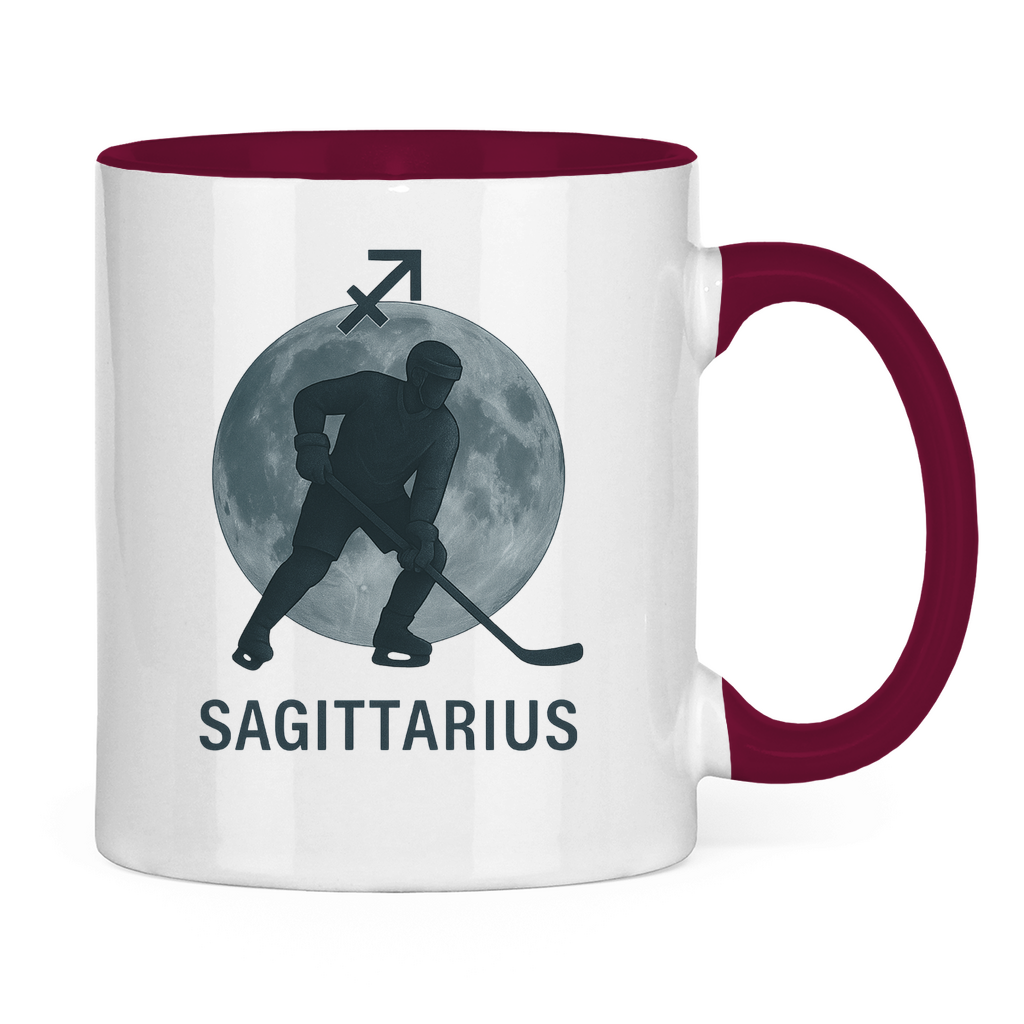 Tasse zweifarbig STERNZEICHEN SAGITTARIUS / SCHÜTZE