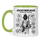 Tasse zweifarbig HOCKEYMOM BRAIN