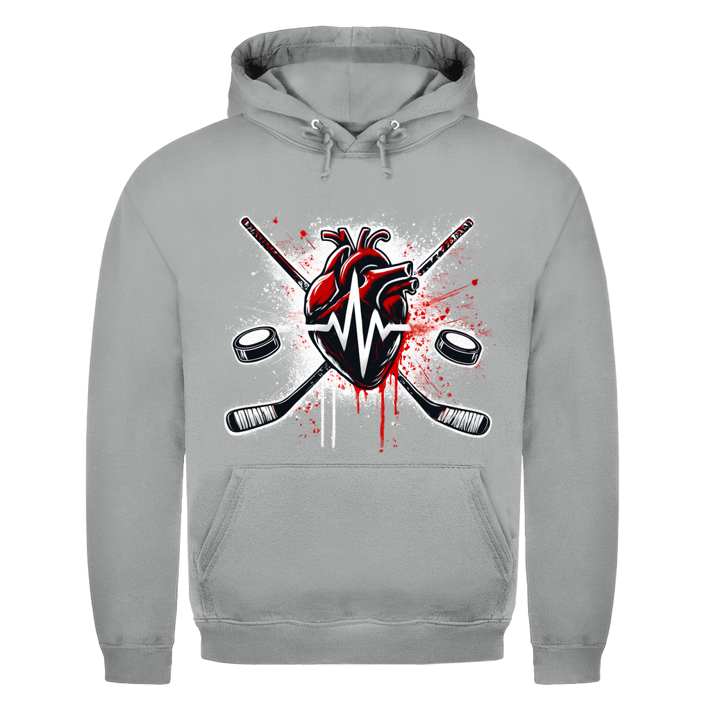 Unisex Hoodie HOCKEY HEARTBEAT