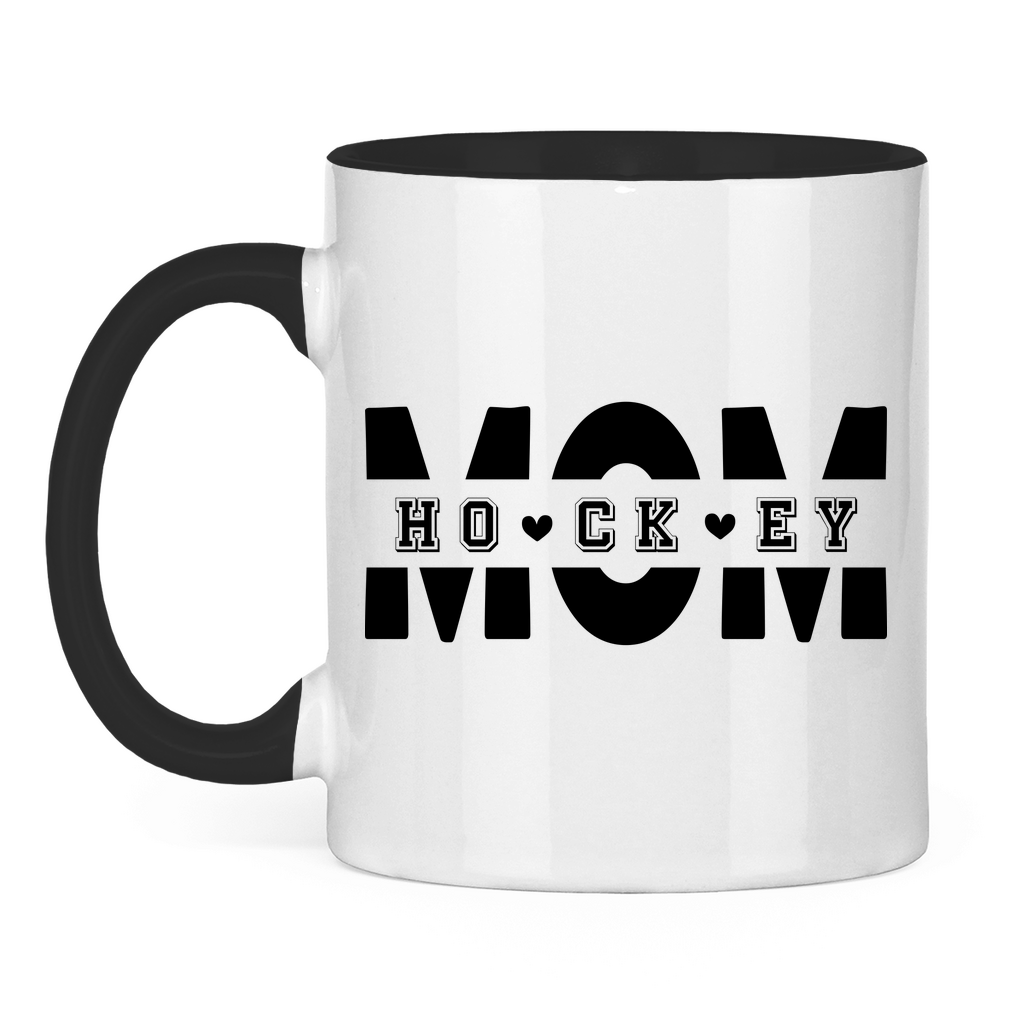 Tasse zweifarbig HOCKEYMOM