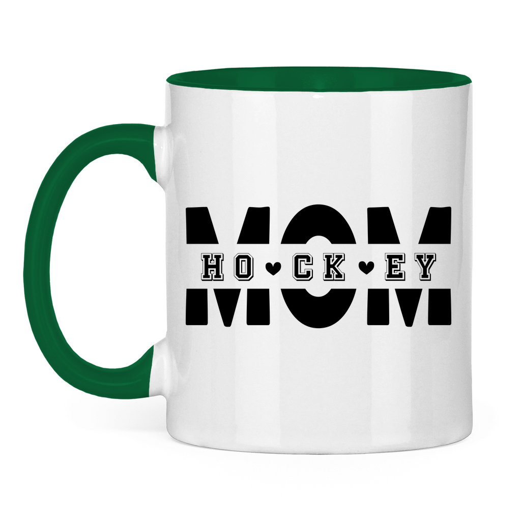 Tasse zweifarbig HOCKEYMOM