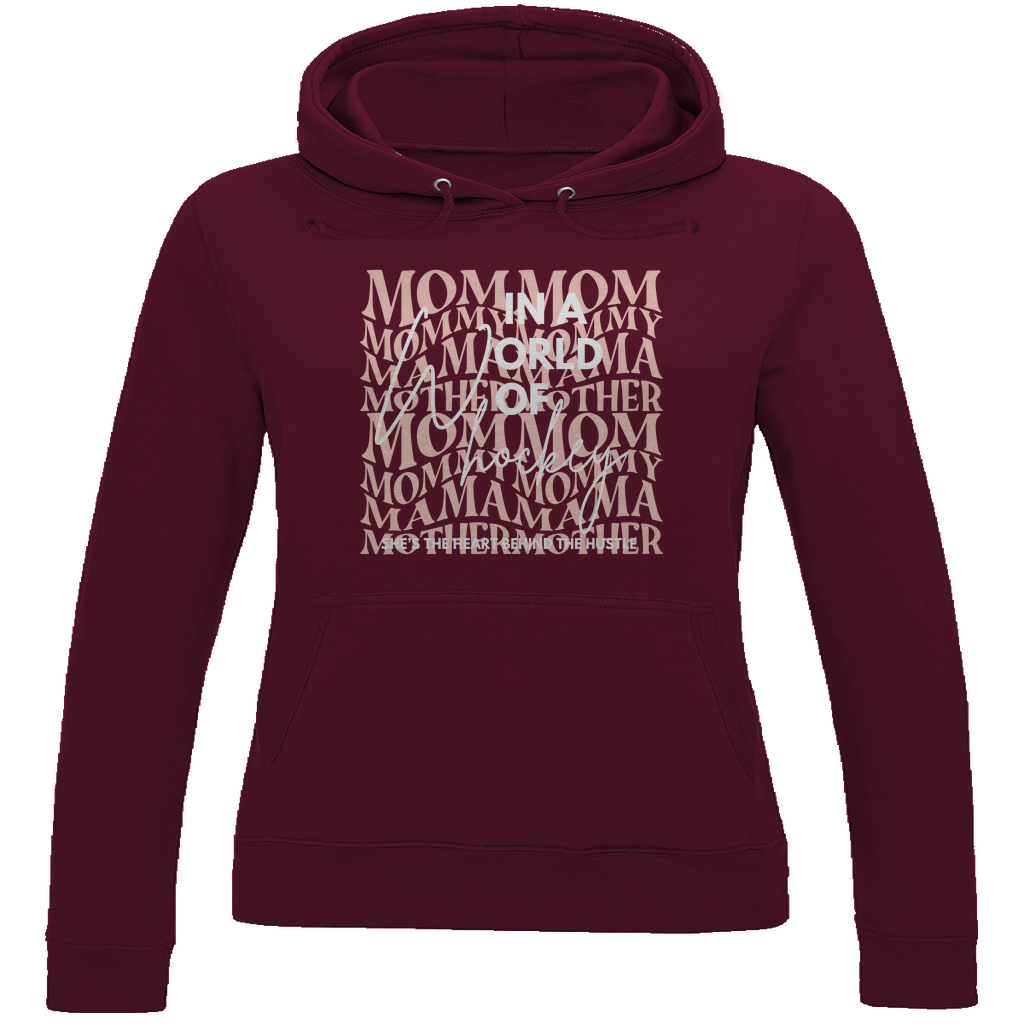 Ladies Hoodie WORLD OF HOCKEY - MOM