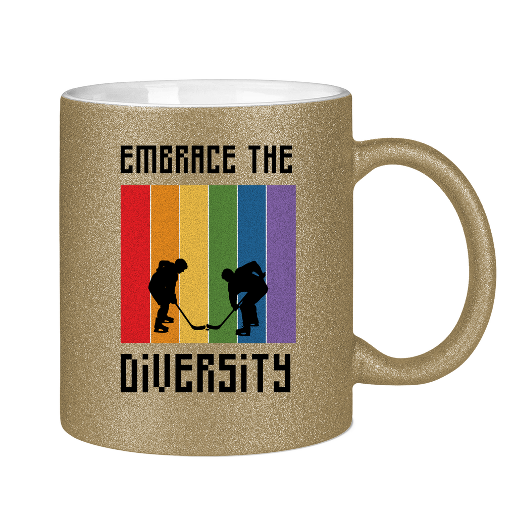 Glitzertasse EMBRACE THE DIVERSITY