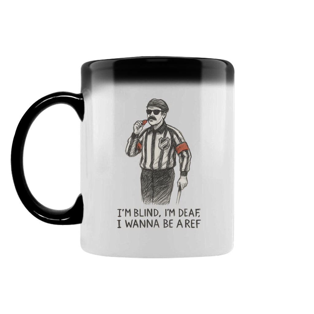 Zaubertasse WANNA BE A REF