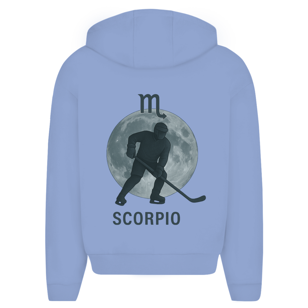 Oversize Zipper STERNZEICHEN SCORPIO / SKORPION (front&back)