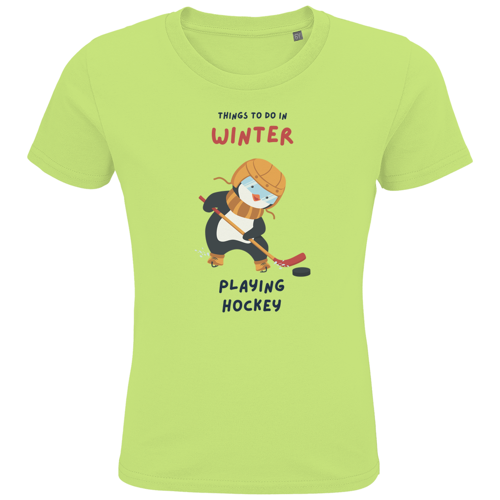 Kids T-Shirt PINGU HOCKEY