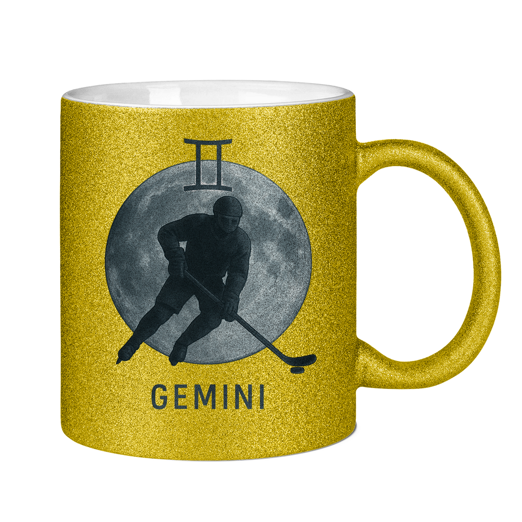 Glitzertasse STERNZEICHEN GEMINI / ZWILLING