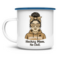 Emaille Tasse HOCKEY MOM - NO CHILL