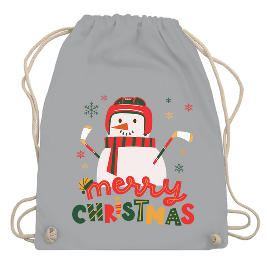 Turnbeutel HOCKEY SNOWMAN