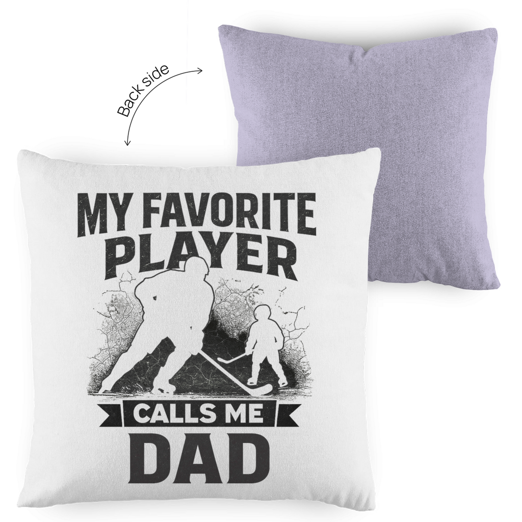 Kopfkissen zweifarbig HOCKEYDAD FAVORITE PLAYER