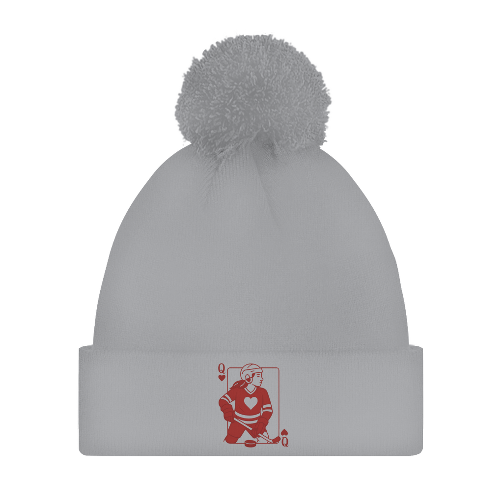 Bommelmütze HOCKEY HERZKÖNIGIN