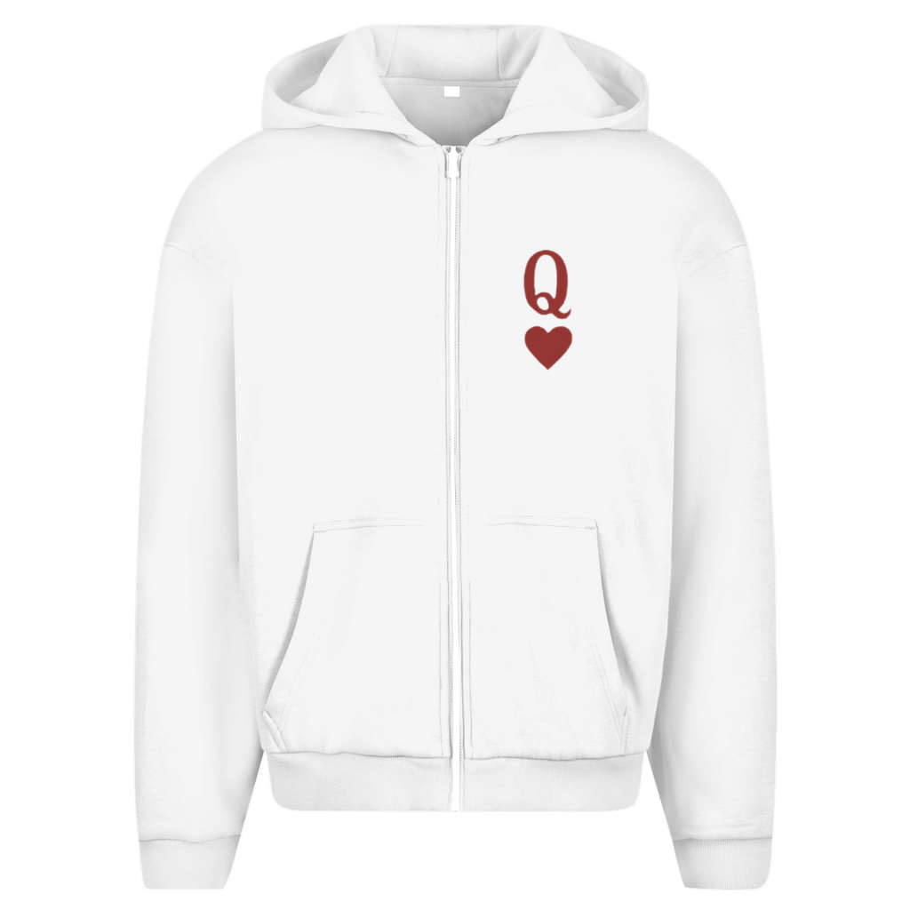 Oversize Zipper HOCKEY HERZKÖNIGIN (front&back)