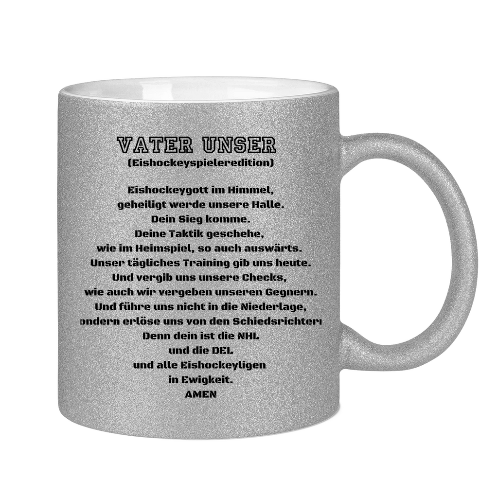 Glitzertasse VATER UNSER SPIELER