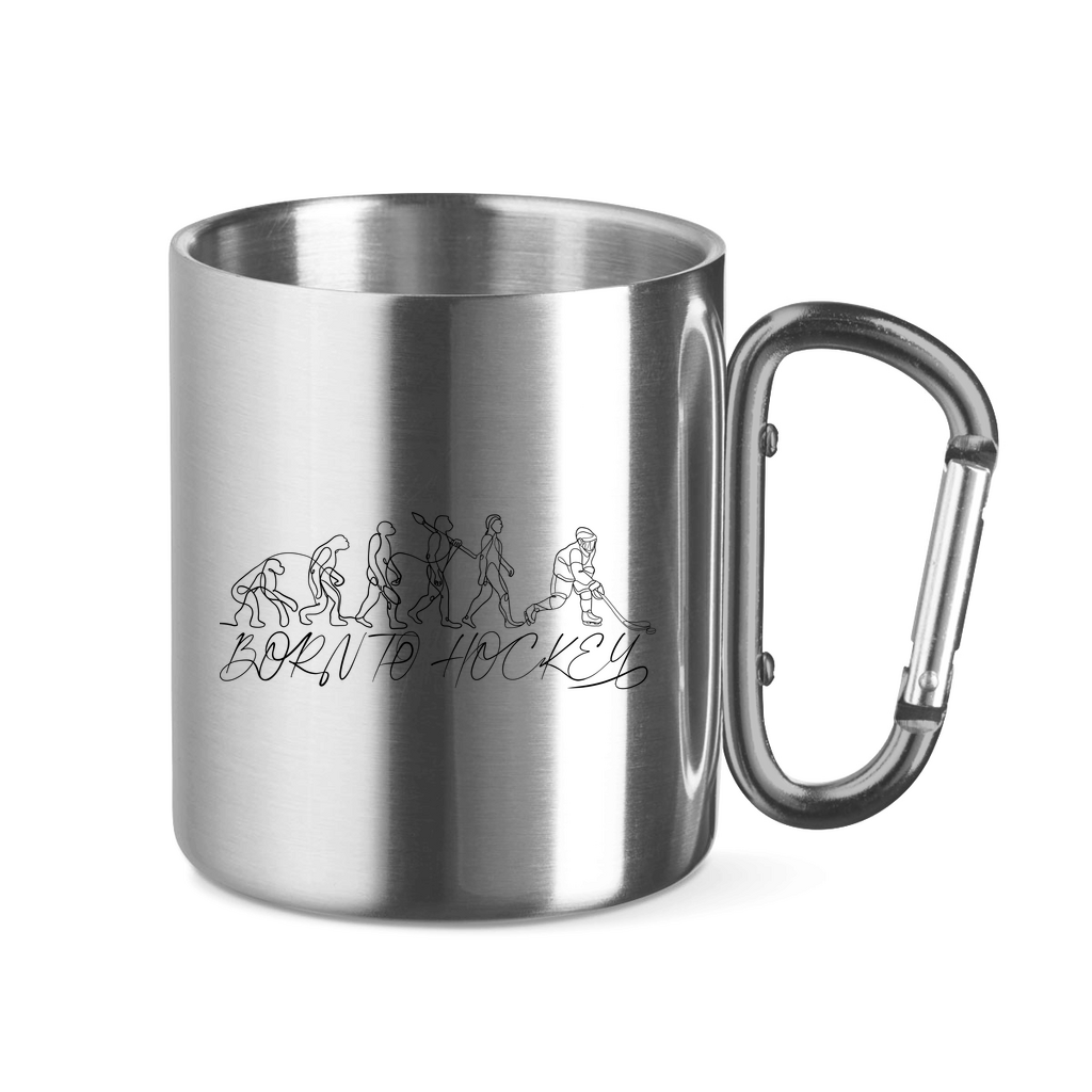 Edelstahltasse BORN TO HOCKEY EVULUTION