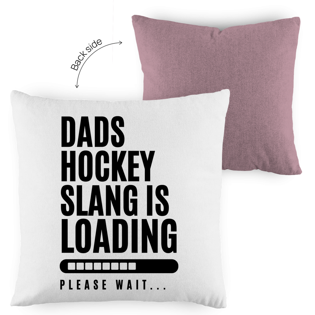 Kopfkissen zweifarbig HOCKEYDADS SLOGAN