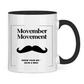 Tasse zweifarbig MOVEMBER MOVEMENT