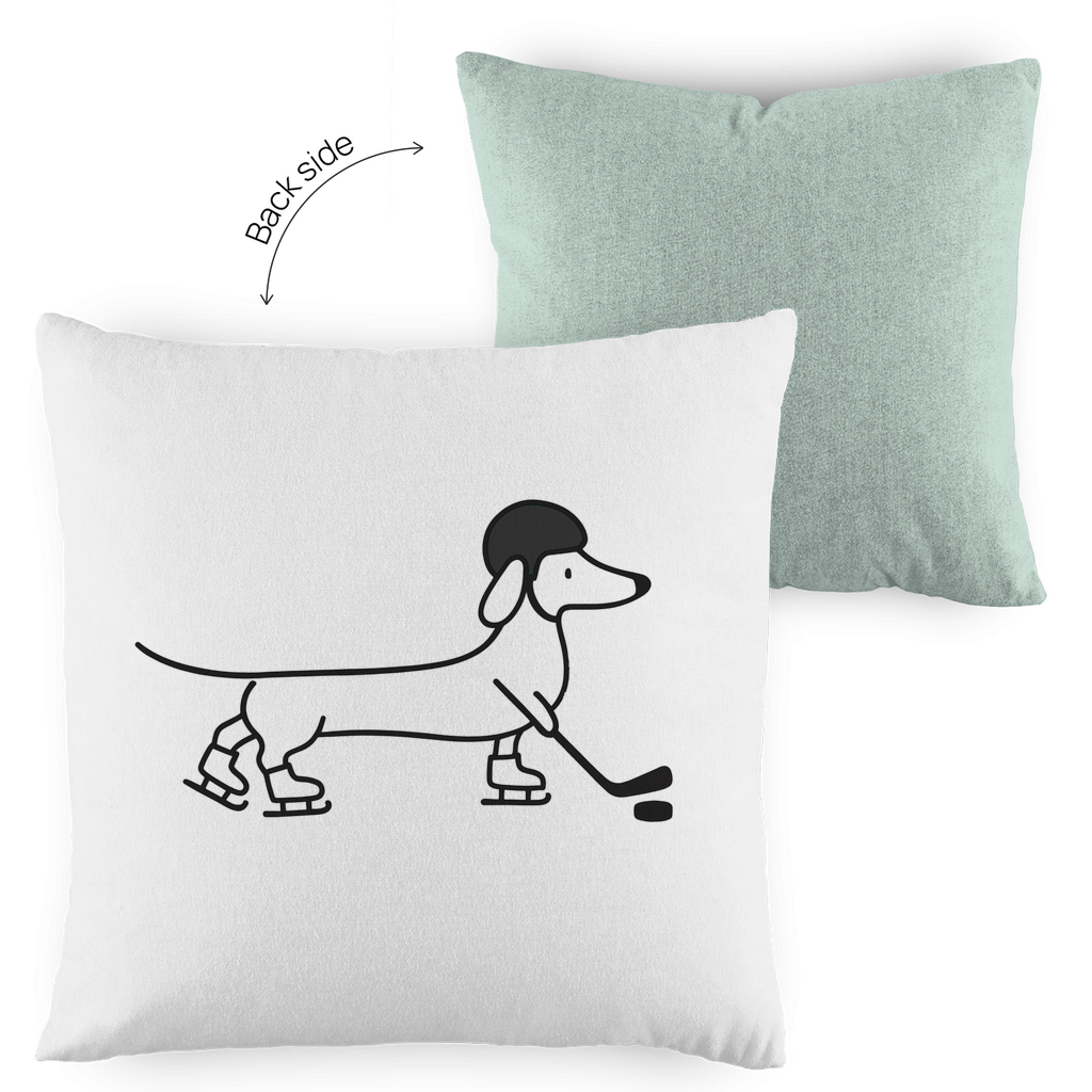 Kopfkissen zweifarbig HOCKEY DACKEL