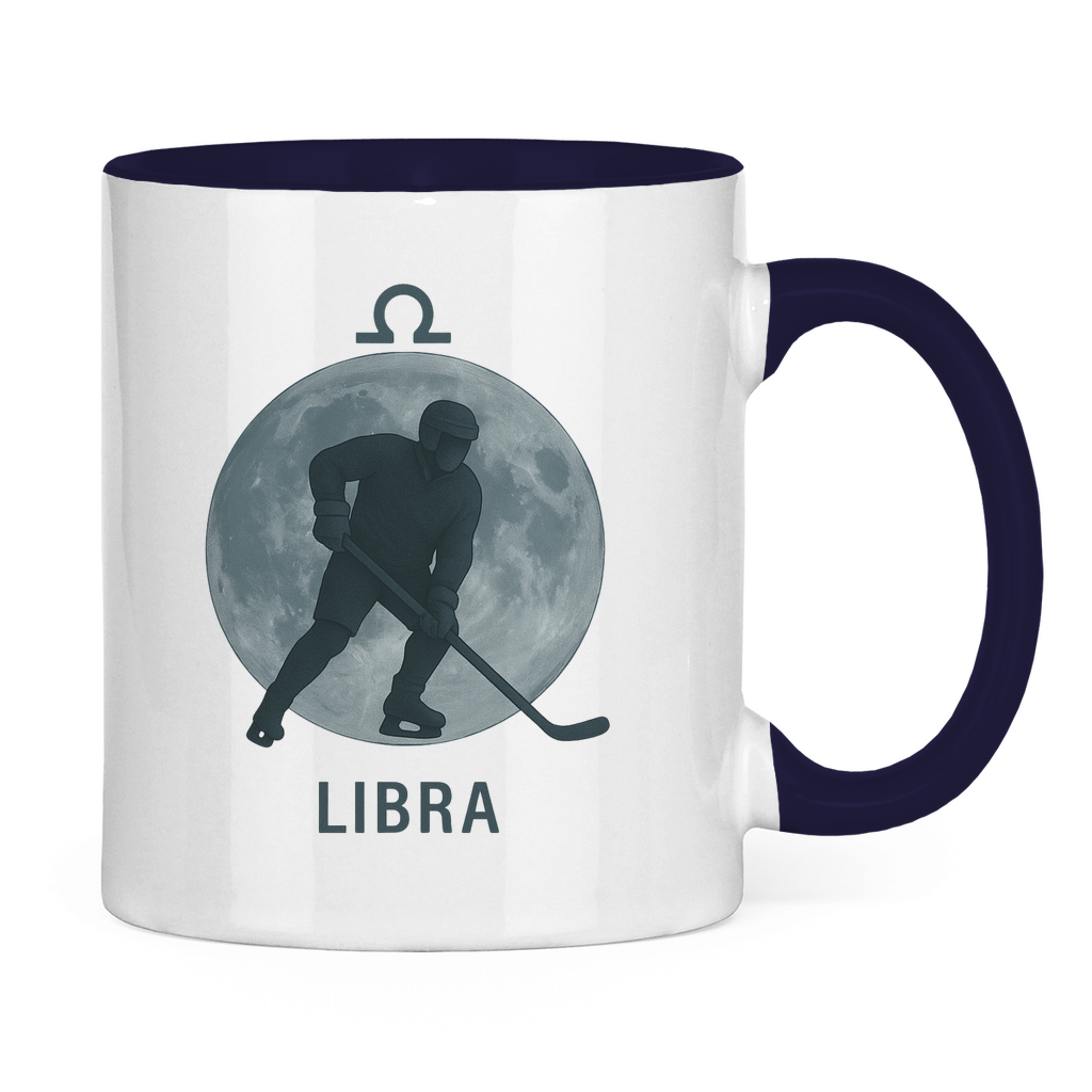 Tasse zweifarbig STERNZEICHEN LIBRA / WAAGE